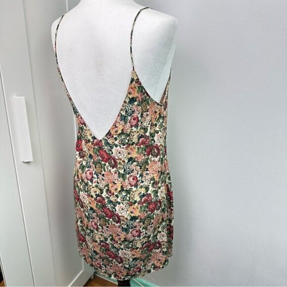 Zara Floral Lace Trim Slip Tank Dress Small - Picture 4 of 9